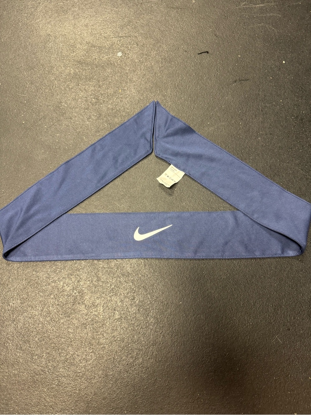 Nike Purple-Blue Dri-FIT Athletic Headband with White Swoosh